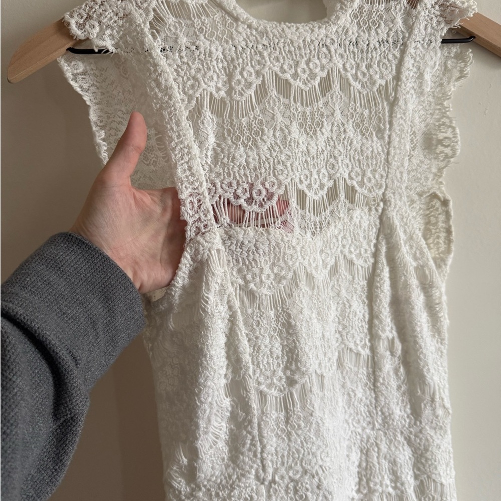 Intimately Free People Elegant Lace Sleeveless Dress - Picture 3 of 7